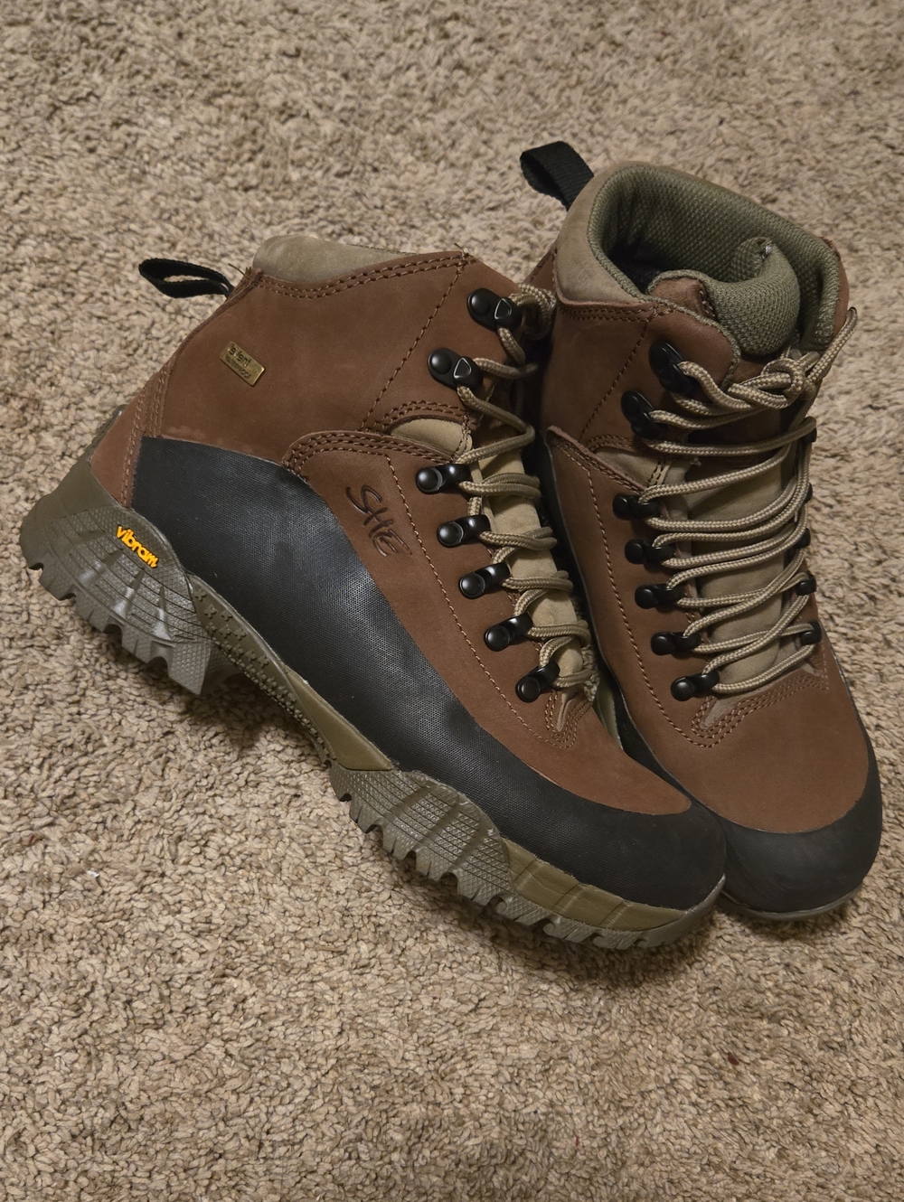 SHE Outdoor Mountain Hiker Waterproof Hunting Boots - Brown